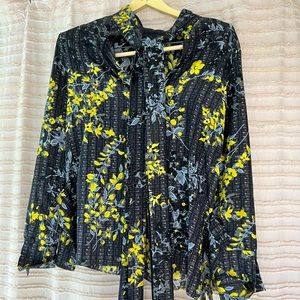 Marni long-sleeved silk top. Size 36.